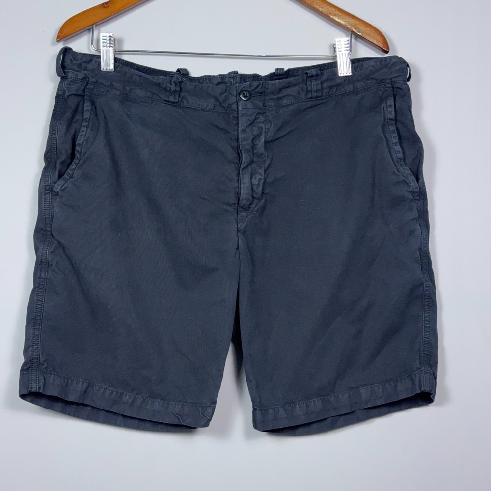Polo Ralph Lauren Chino Shorts Mens Size 36 Pima Cotton Navy Blue Prep